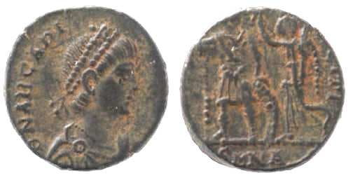 Nicomedia RIC X 62 Arcadius AE3