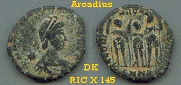 Nicomedia RIC X 145 Arcadius AE3
