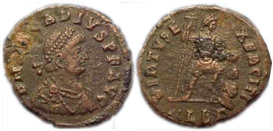 Alexandria RIC IX 18d Arcadius, AE3, Alexandria