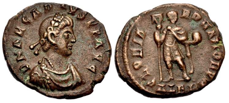 Alexandria RIC IX 21c Arcadius AE2