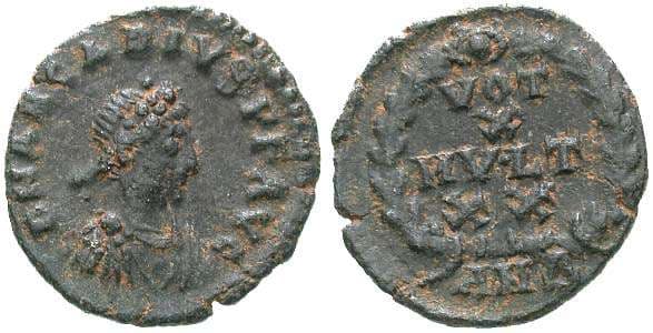 Antioch RIC IX 56d Arcadius, AE4, Antioch