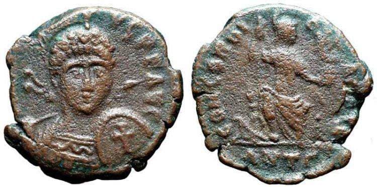 Antioch RIC X 98 Arcadius, AE3 of Antioch