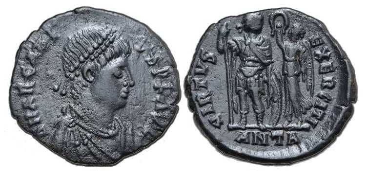 Antioch RIC X 70, A Arcadius AE4 of Antioch