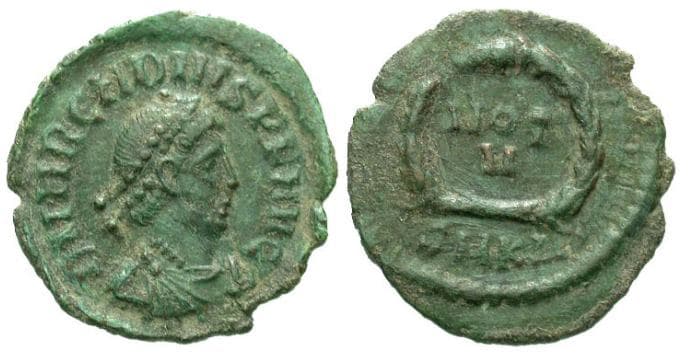 Cyzicus RIC IX 20d Arcadius AE4