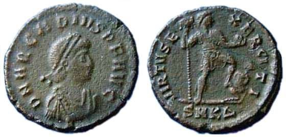 Cyzicus RIC IX 25c Arcadius, AE20 of Cyzicus
