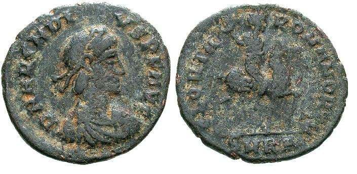 Cyzicus RIC IX 29b2 Arcadius AE3