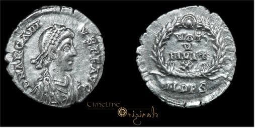 Milan RIC IX 13 Arcadius, AR Siliqua, Milan