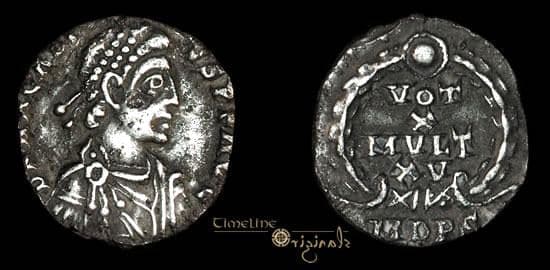 Milan RIC IX 27a Arcadius AR Siliqua
