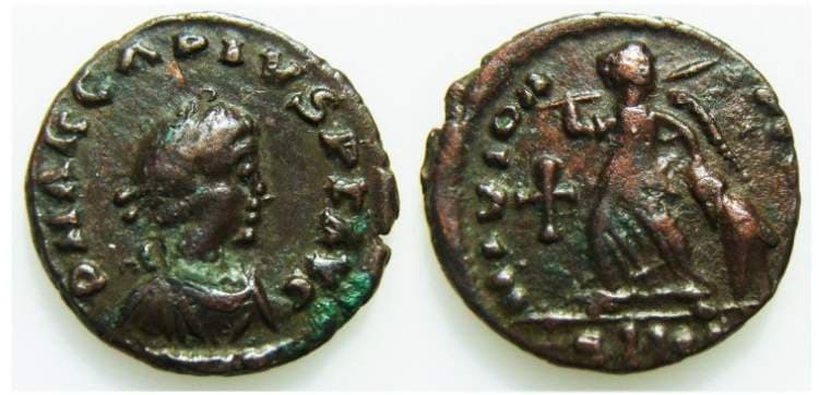 Nicomedia RIC IX 45c Arcadius AE4