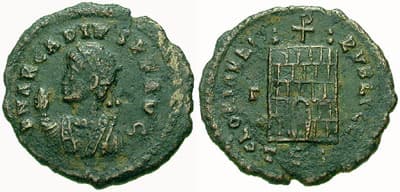 Thessalonica RIC IX 59c ARCADIUS AE 19mm