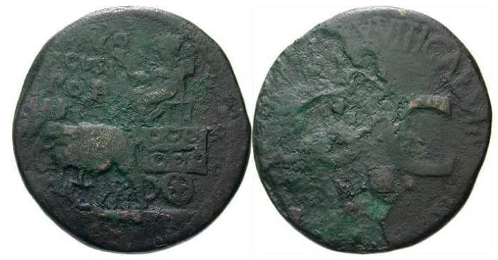 RIC 56[tib] Divus Augustus AE Sestertius 33mm; 19