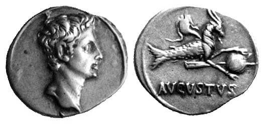 RIC 126 Sear 1592 Augustus Denarius