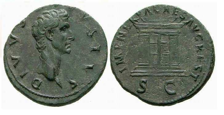 RIC 133[nerva] Sear 3080 Divus Augustus AE As