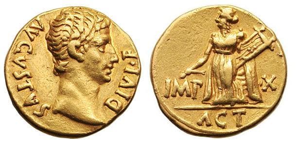 RIC 170 Augustus AV Aureus