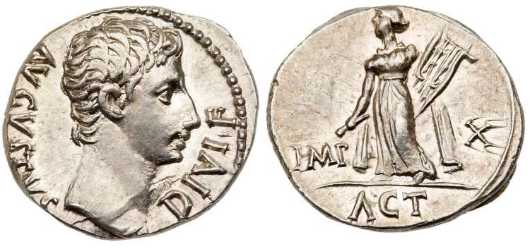 RIC 171a Sear 1611 Augustus Denarius