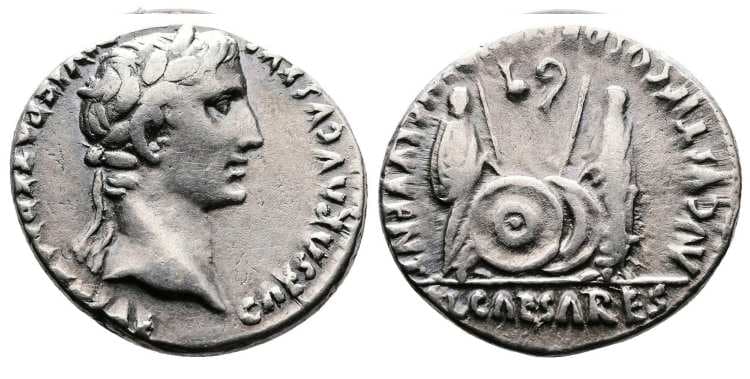 RIC 207 Sear 1597 Augustus Denarius