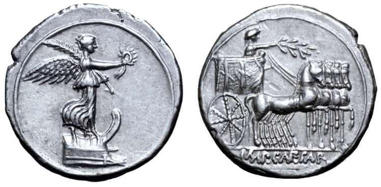 RIC 264 Sear 1555 Octavian denarius
