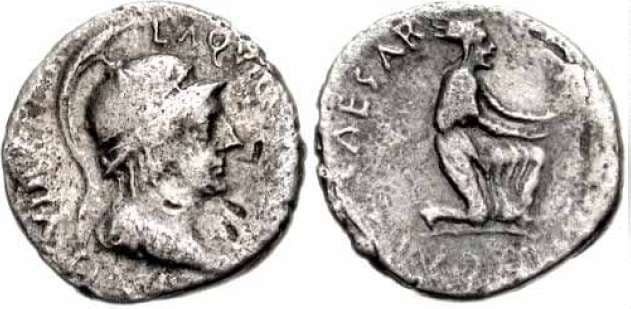 RIC 306 Augustus denarius