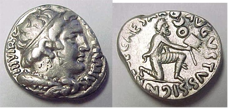 RIC 314 Augustus Denarius