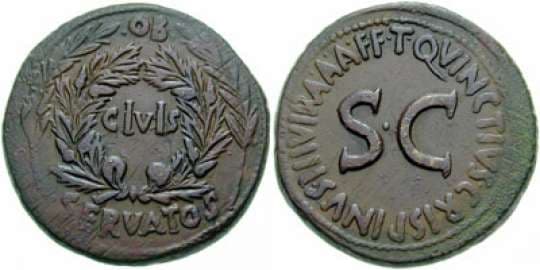 RIC 327 Augustus AE Sestertius