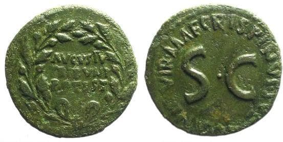 RIC 333 var (1) Augustus