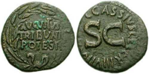 RIC 375 Sear 1660 Augustus AE Dupondius