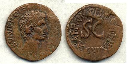 RIC 382 Sear 1681 Augustus AE As