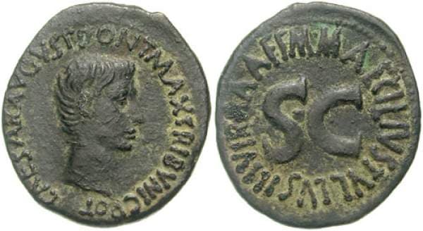 RIC 435 Sear 1684 Augustus AE As