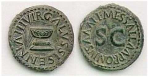 RIC 452 Augustus AE Quadrans