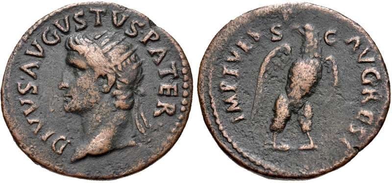 RIC 469 [titus] Augustus AE As, restoration issue by Titus