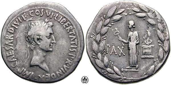 RIC 476 Sear 1533 Octavian AR Cistophoric Tetradrachm of Ephesus