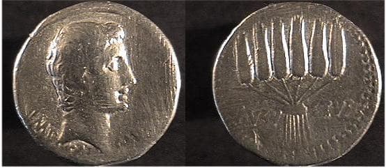 RIC 478 Augustus AR Cistophorus