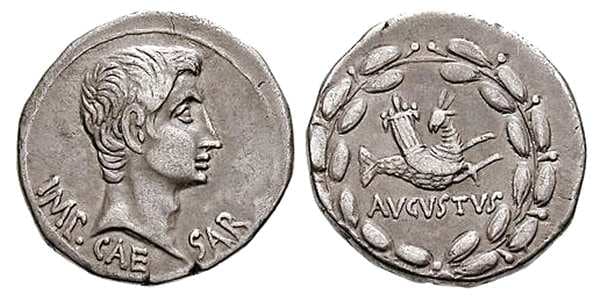 RIC 480 Augustus AR Cistophorus