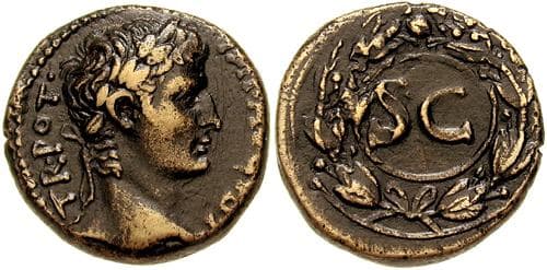 RIC 528 Augustus AE 26mm of Antioch, Syria