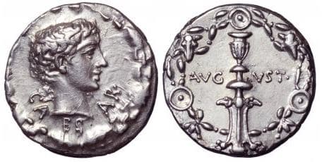 RIC 540 Augustus AR Denarius