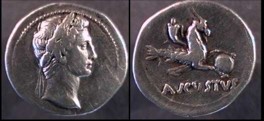 RIC 541 Sear'88 477 Augustus Denarius