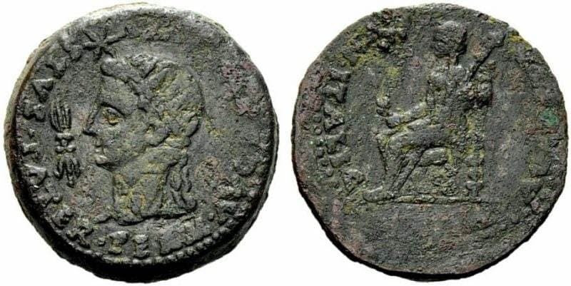 Italica RPC 66 Augustus and Livia, AE of Italica, Spain
