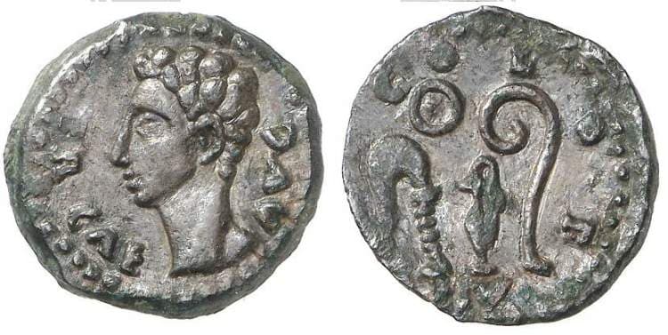 Julia Traducta RPC 110 Augustus, AE20 of Julia Traducta, Hispania,27 BC�14 AD