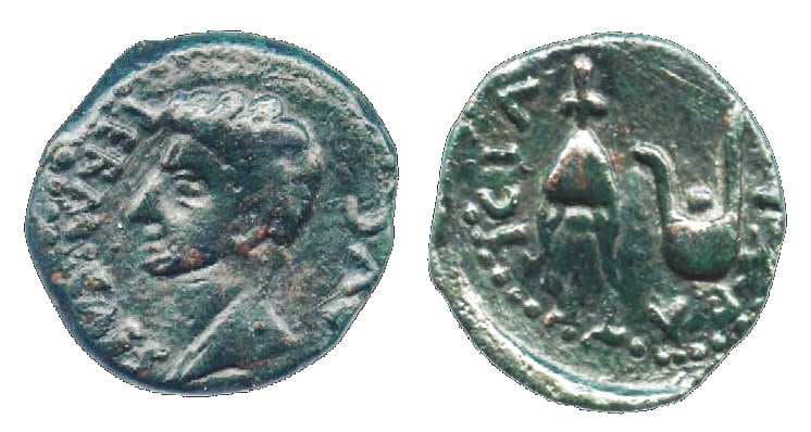 RPC 130 Augustus AE 21 of Colonia Patricia, Spain