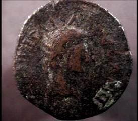 RPC 228 Divus Augustus and Tiberius, AE28 of Tarraco, Spain, DIVVS AVGVSTVS PATER CVSTA Radiate head right / TI CAESAR D