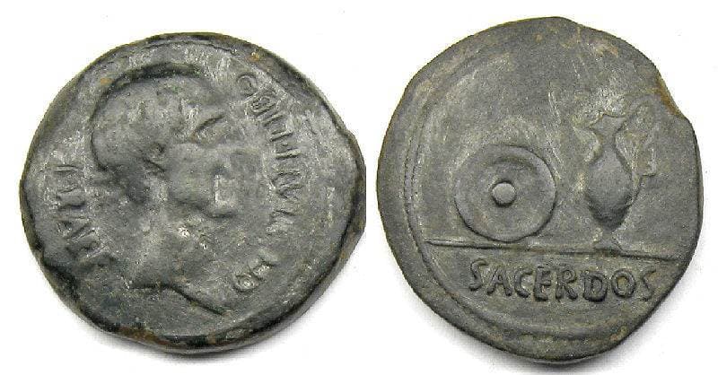 Carthago Nova RPC 483 Augustus, AE Semis of Cartagonova, Spain