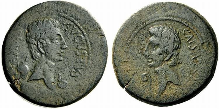 Hadrumetum RPC 771 Augustus, AE35 Sestertius of Hadrumetum, Byzacene