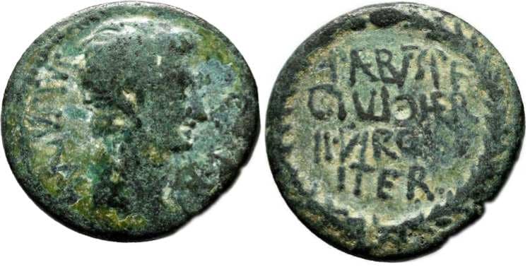 Corinth RPC 1138 Augustus AE22 of Corinth