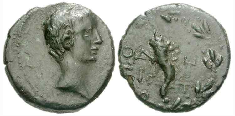 Odessos RPC 1801 (2) Augustus AE23 of Odessos, Thrace