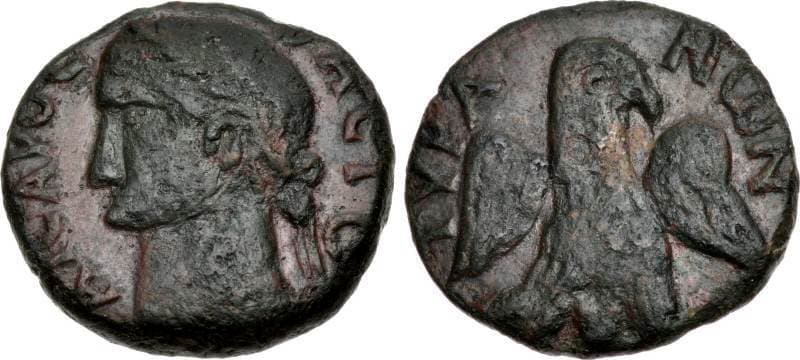 Tyra RPC (Suppl) 1947B Augustus, AE24 of Tyra, Sarmatia, 27 BC�AD 14