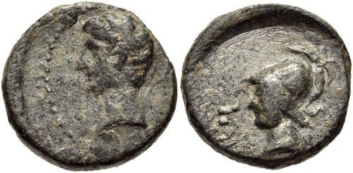 Ilium RPC 2309 Augustus, AE16 of Ilion, Troas, 27 BC-AD 14
