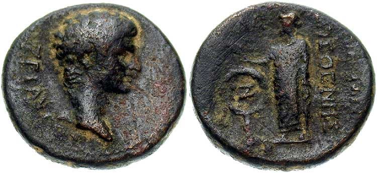 Laodikeia ad Lycum RPC 2896 Augustus AE17 of Laodicea ad Lycum, Phrygia