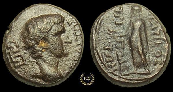 Tripolis RPC 3051 AE20 of Tripolis, Lydia, attributed to Augustus