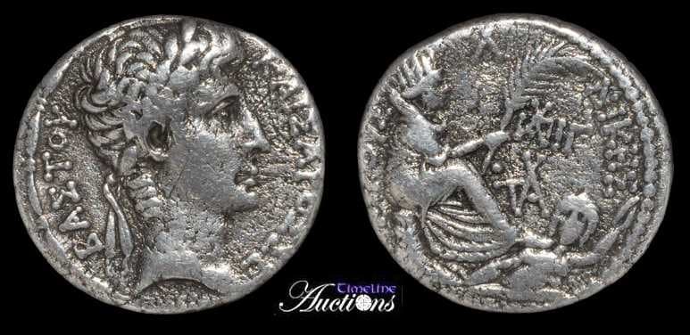 Antioch Syria RPC 4155 Augustus AR Tetradrachm of Antioch, Syria