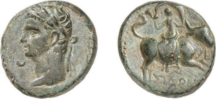 Sidon RPC 4604 Augustus, AE of Sidon, Phoenicia